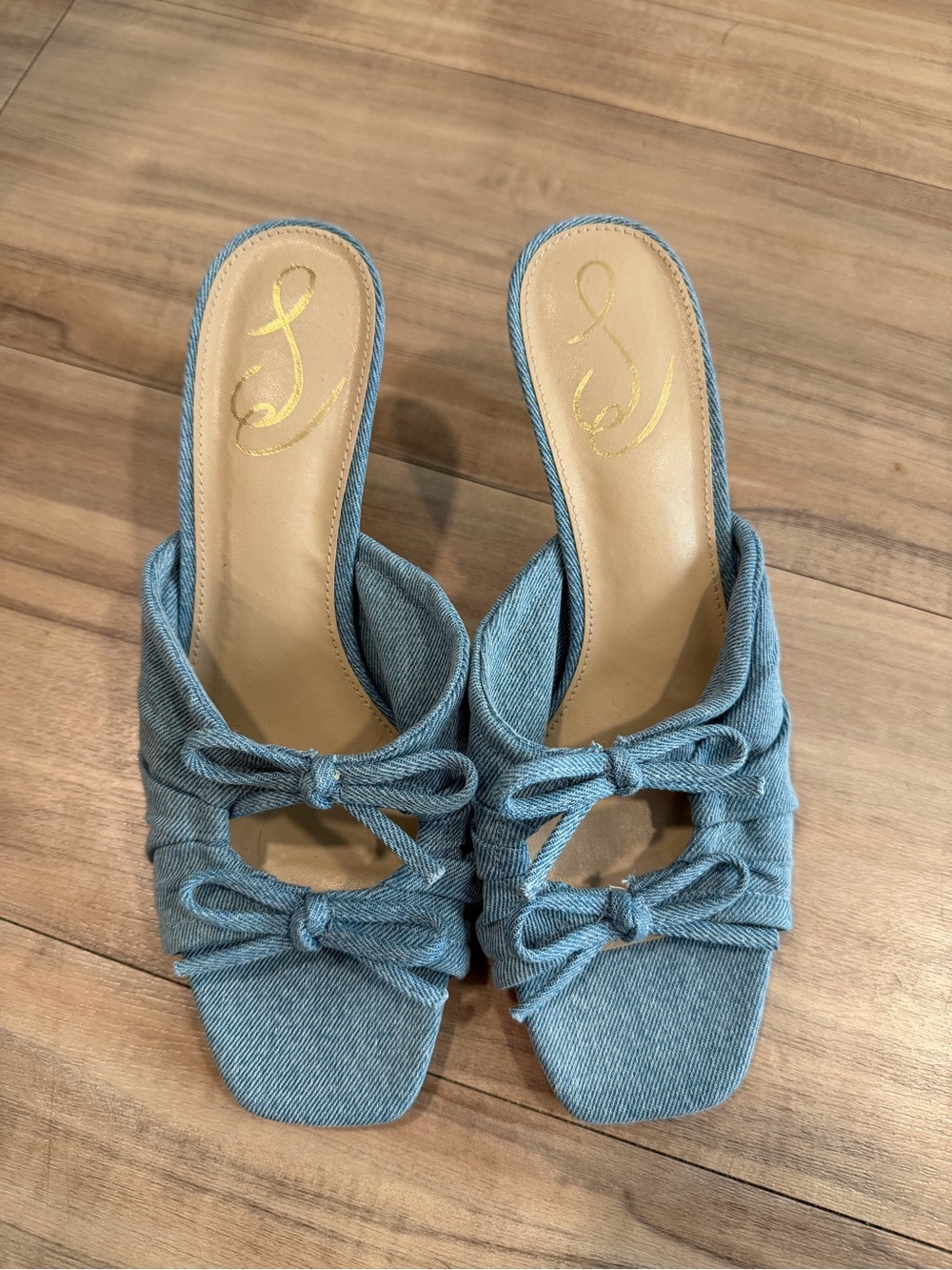 Sam Edelman denim mules